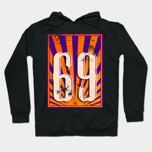 69 Retro Logo Style Hoodie